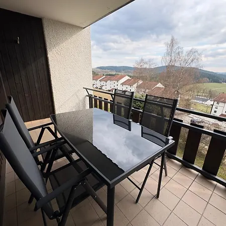 Genussvolle Entspannte Auszeit I Balkon I Burgblick
